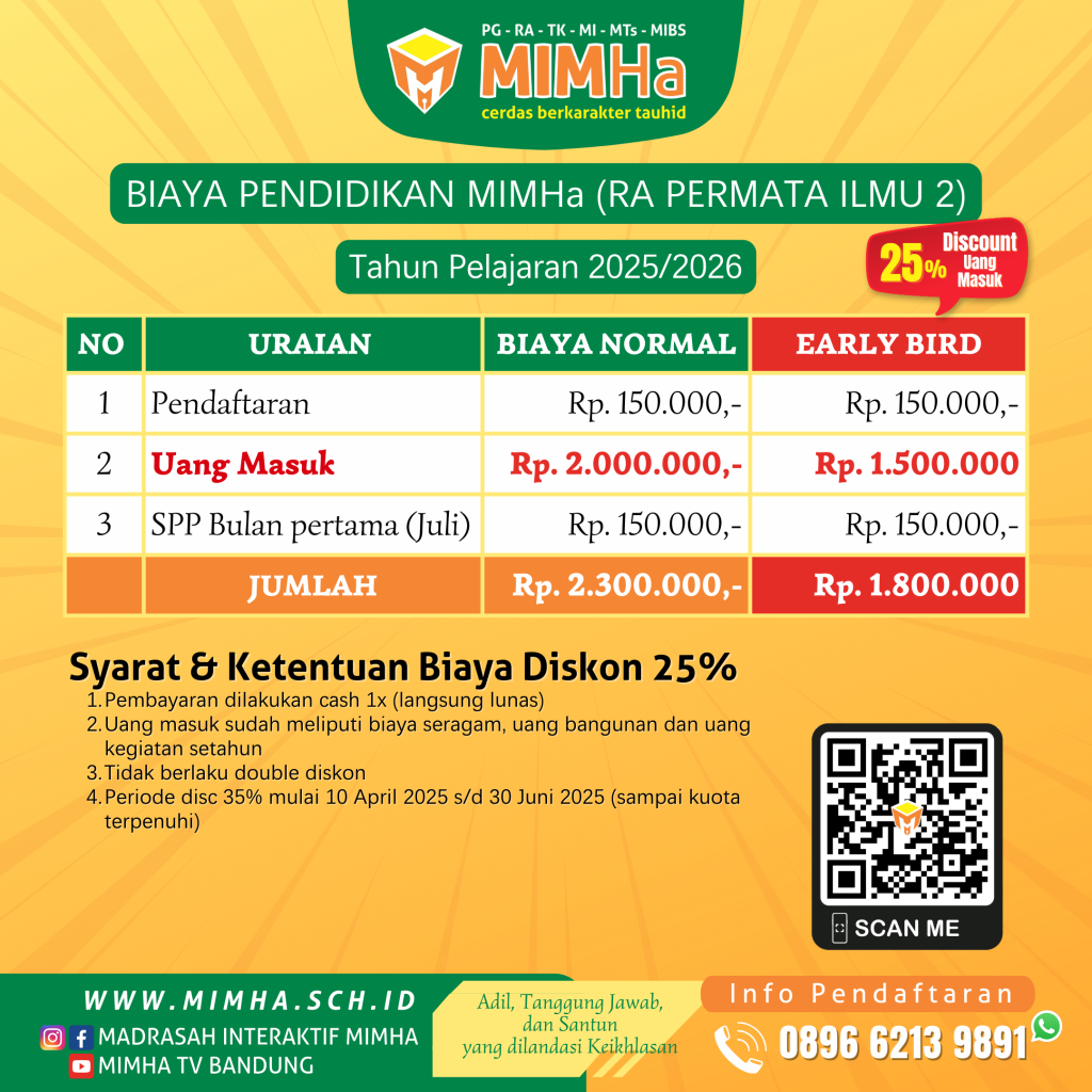 PPDB Sekolah Islam MIMHa